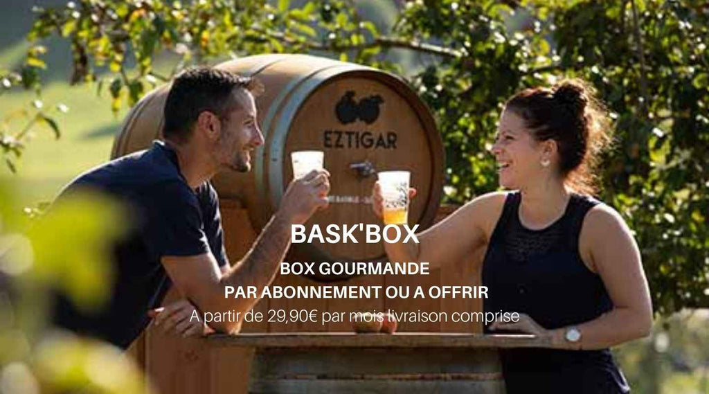 Baskische box: gourmet box, aperitief box, wijn box, u heeft de keuze op de Freskoa website