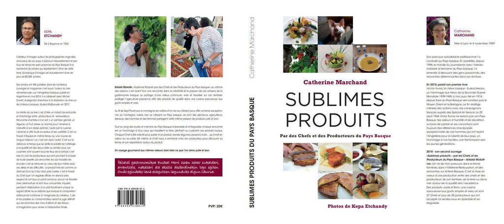 Boek Sublieme producten van chef-koks en producenten uit Baskenland - Catherine Marchand by FRESKOA Store - FRESKOA STORE