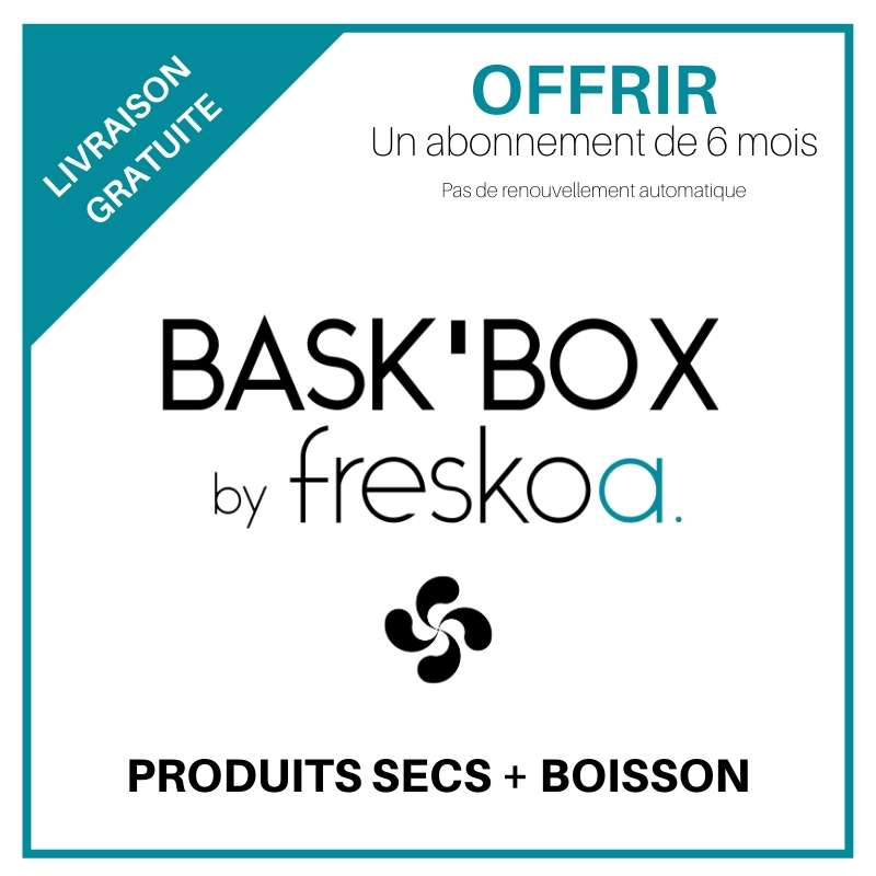 Bied de BASK'BOX 6 maanden abonnement door FRESKOA Store - FRESKOA STORE