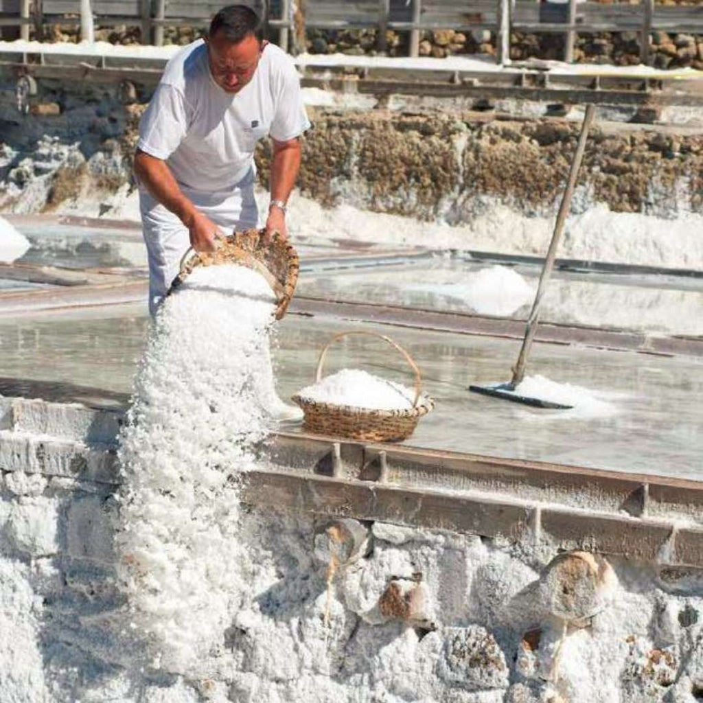 Añana zout oogsten in Baskenland