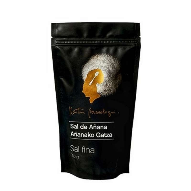Fijn zout uit Añana in Baskenland in zakken van 750 g